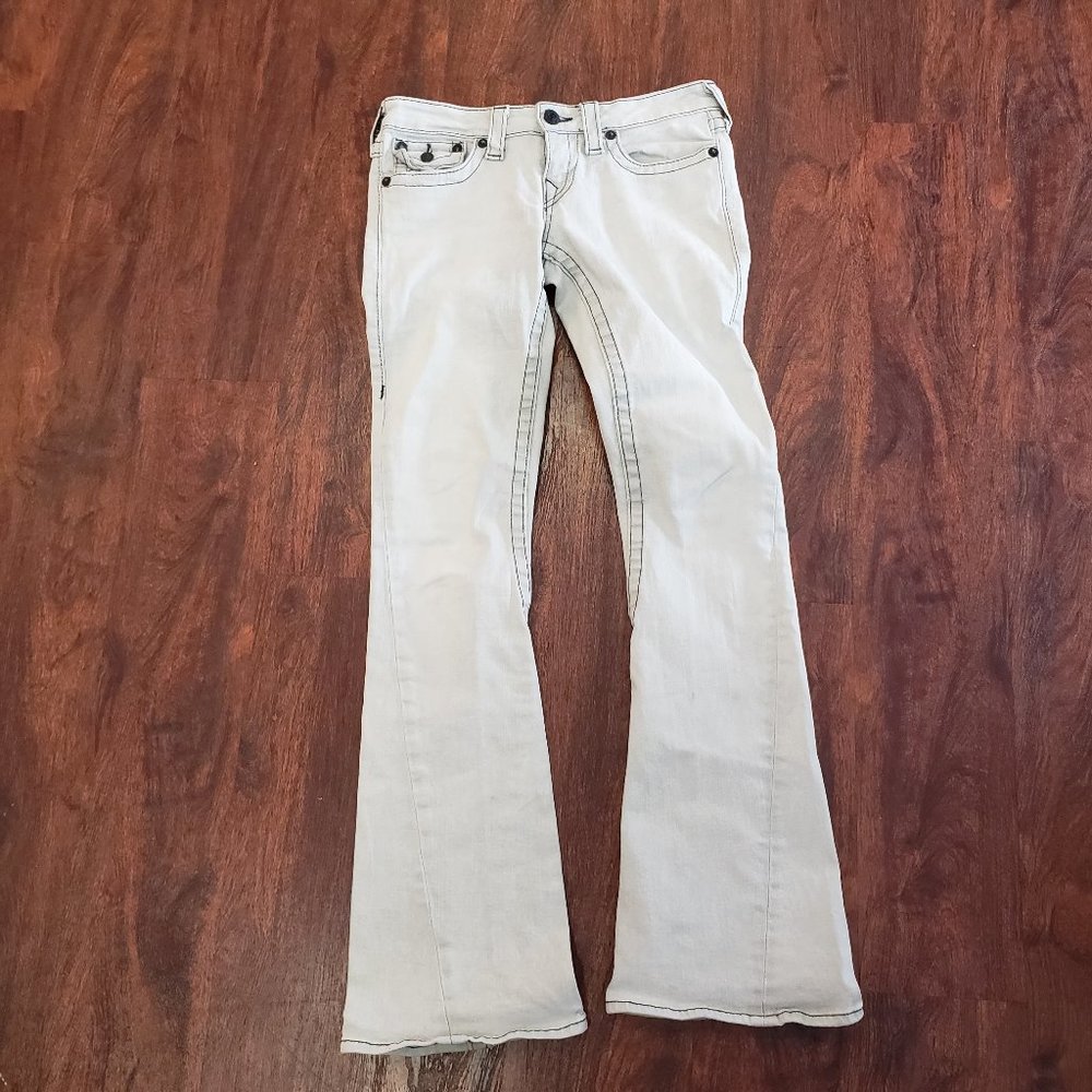 True Religion Jeans Joes Twisted Flare Gray 28